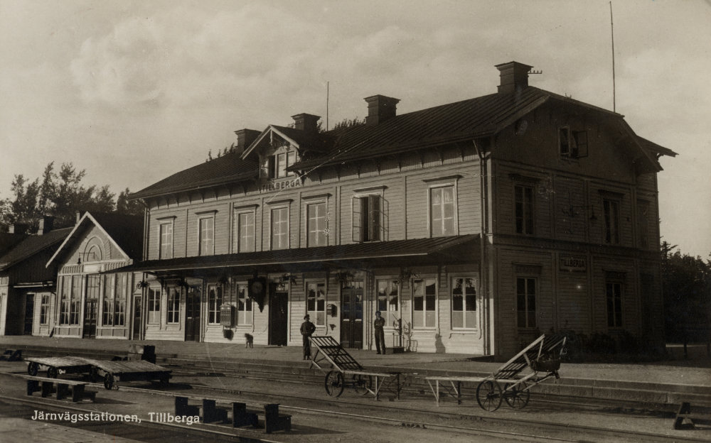 Järnvägsstationen 1907